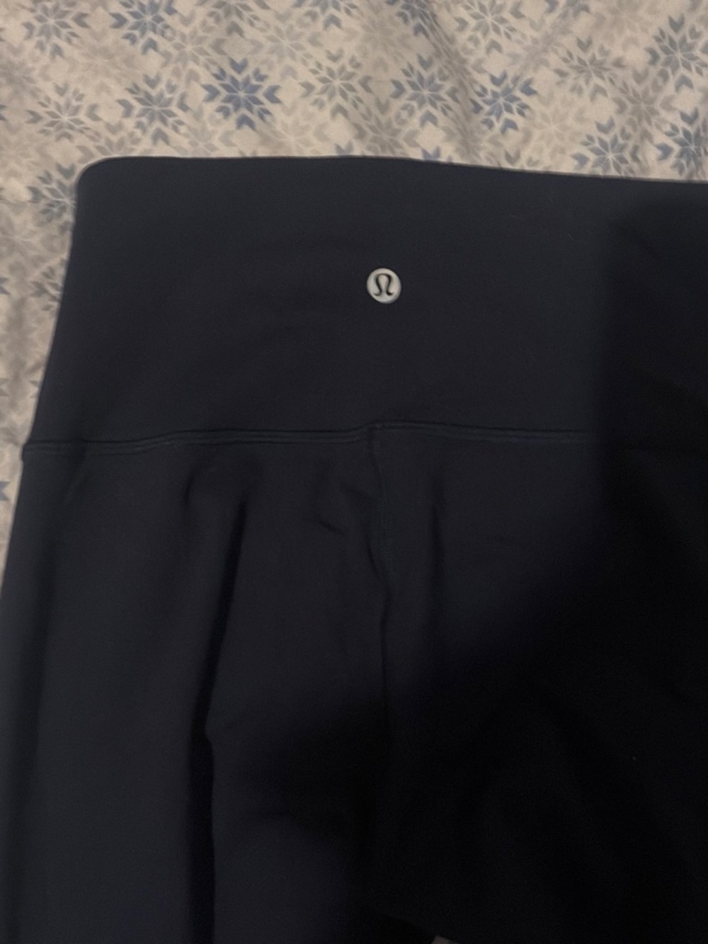 lululemon athletica Black High-Rise Active Shorts with Logo